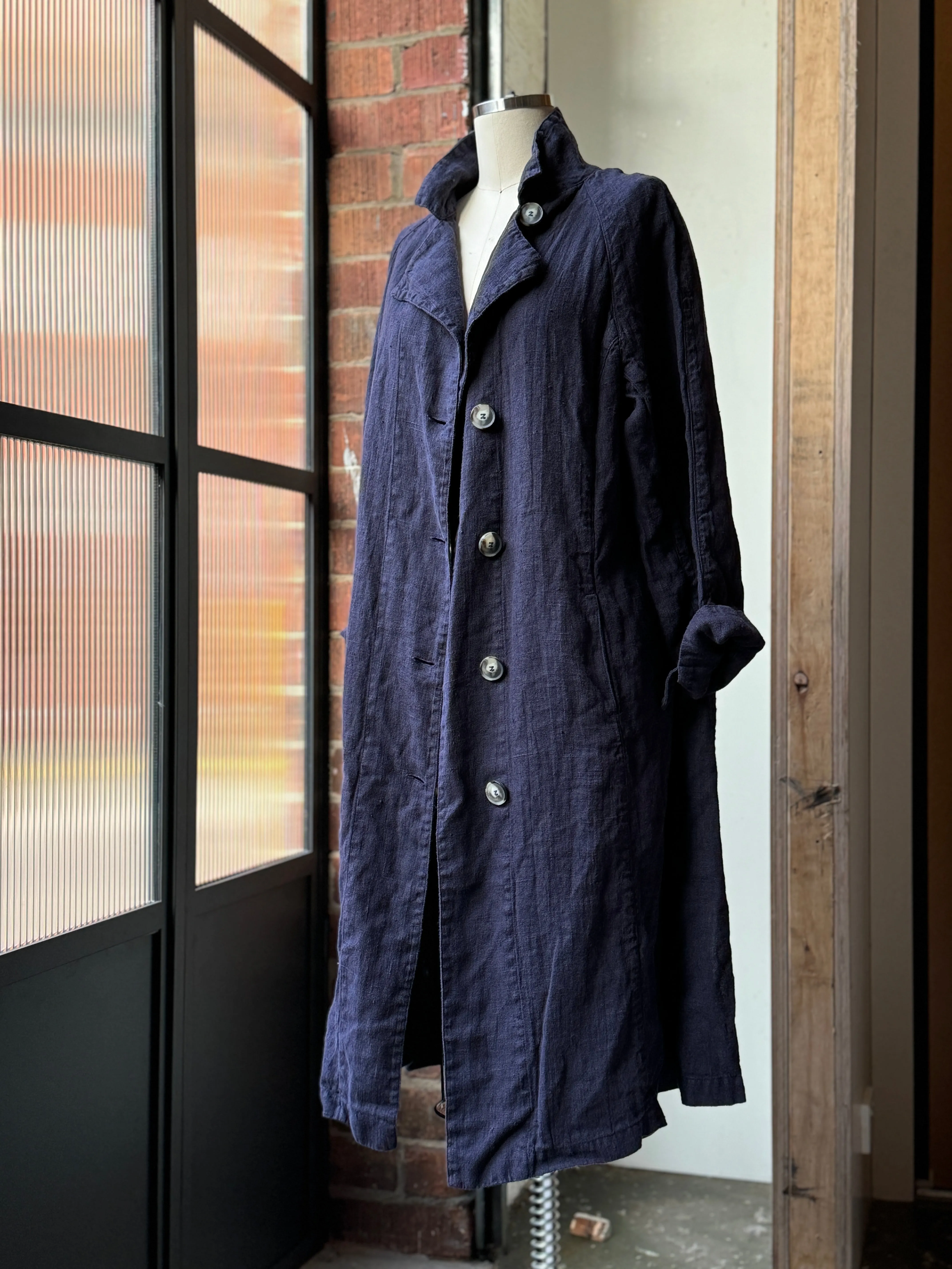 1915 Unisex Duster Jacket - Thick Linen