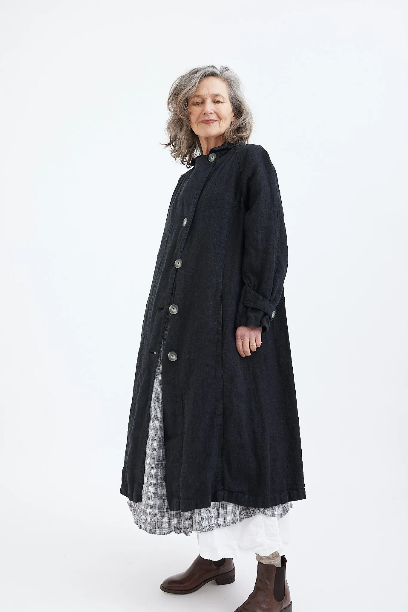1915 Unisex Duster Jacket - Thick Linen