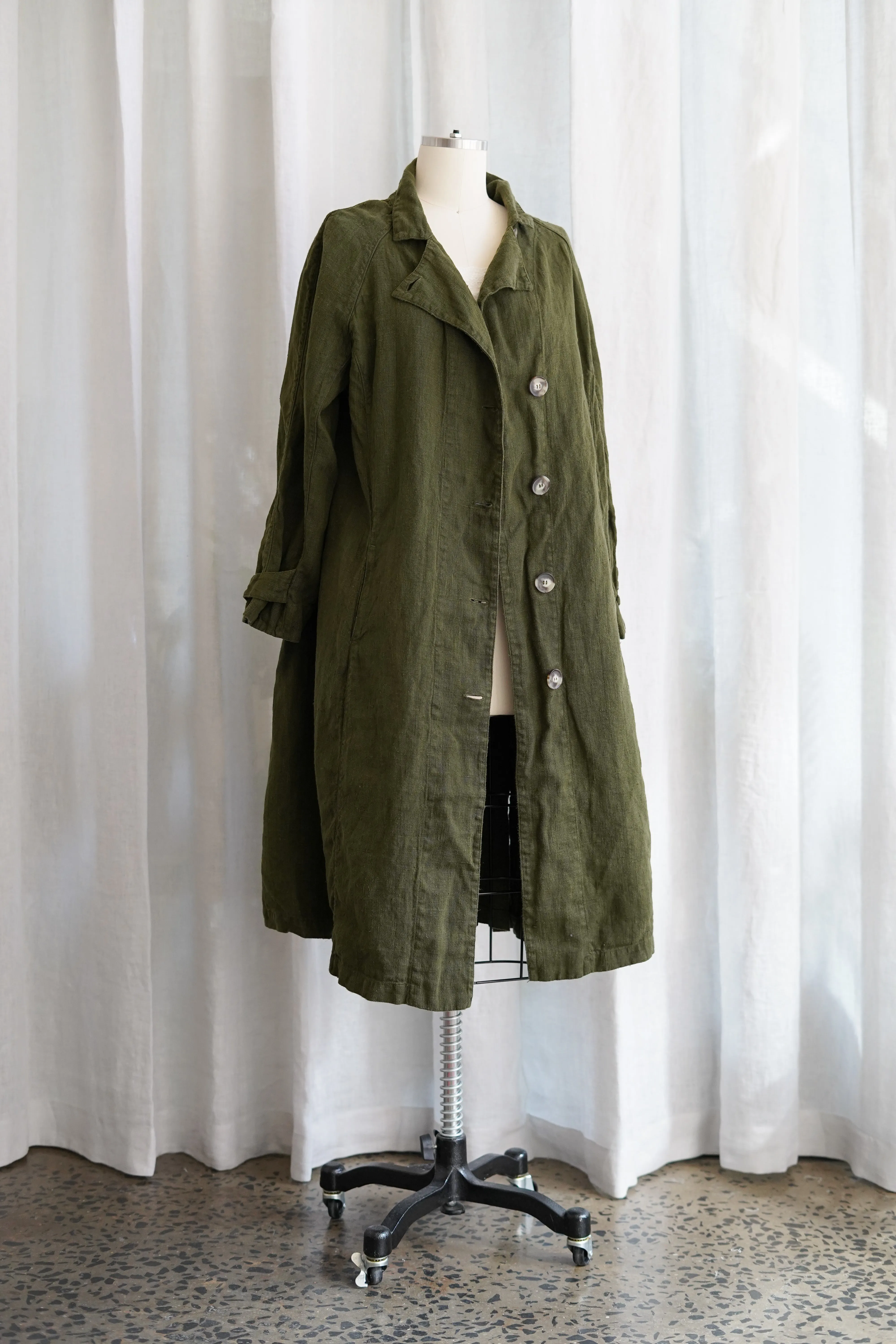 1915 Unisex Duster Jacket - Thick Linen