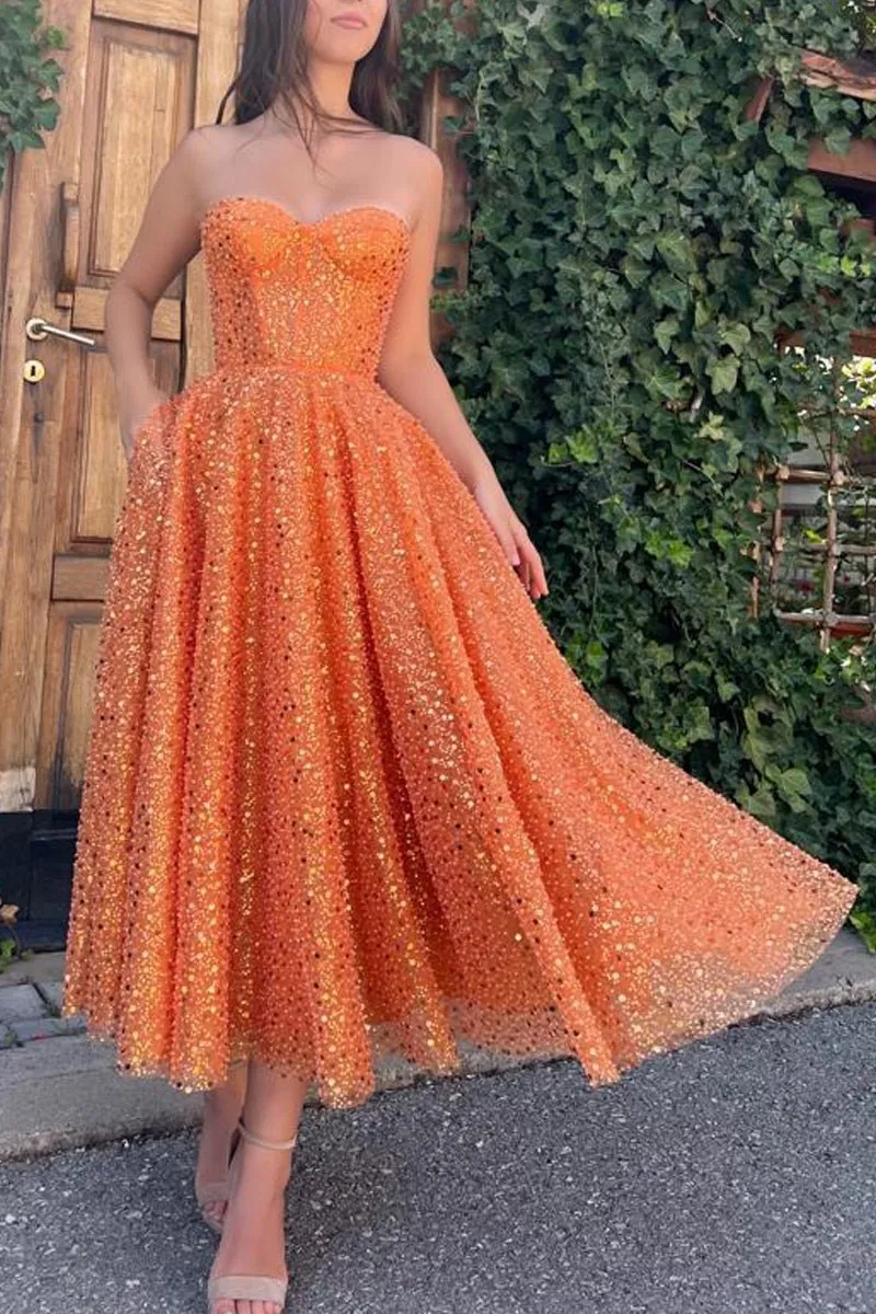 A-line Prom Dresses Sparkle & Shine Dresses Cocktail Party Floor Length Sleeveless Sweetheart Lace with Sequin