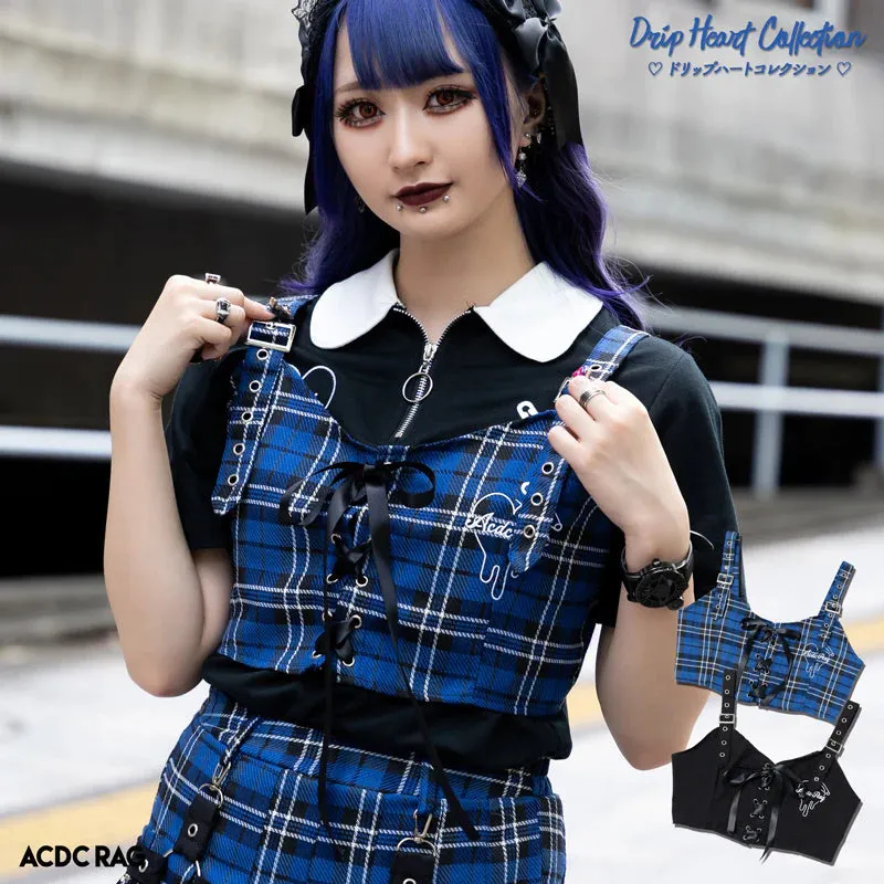 ACDC RagLace Bustier Black / Blue