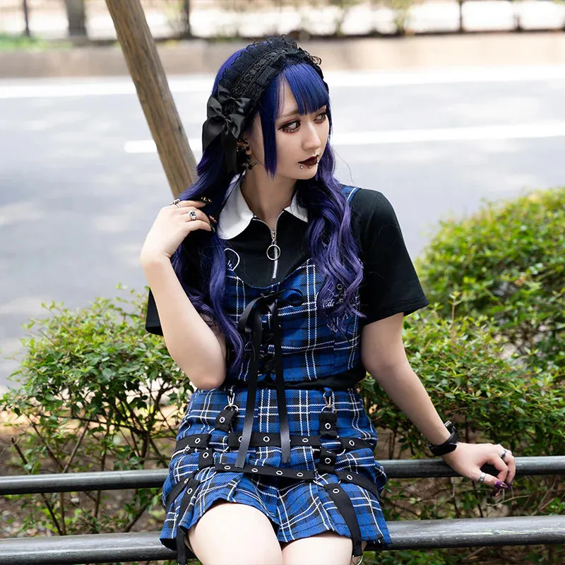 ACDC RagLace Bustier Black / Blue