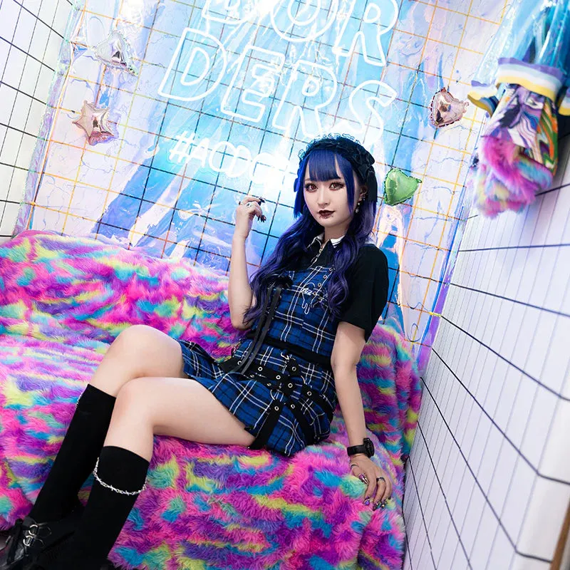 ACDC RagLace Bustier Black / Blue