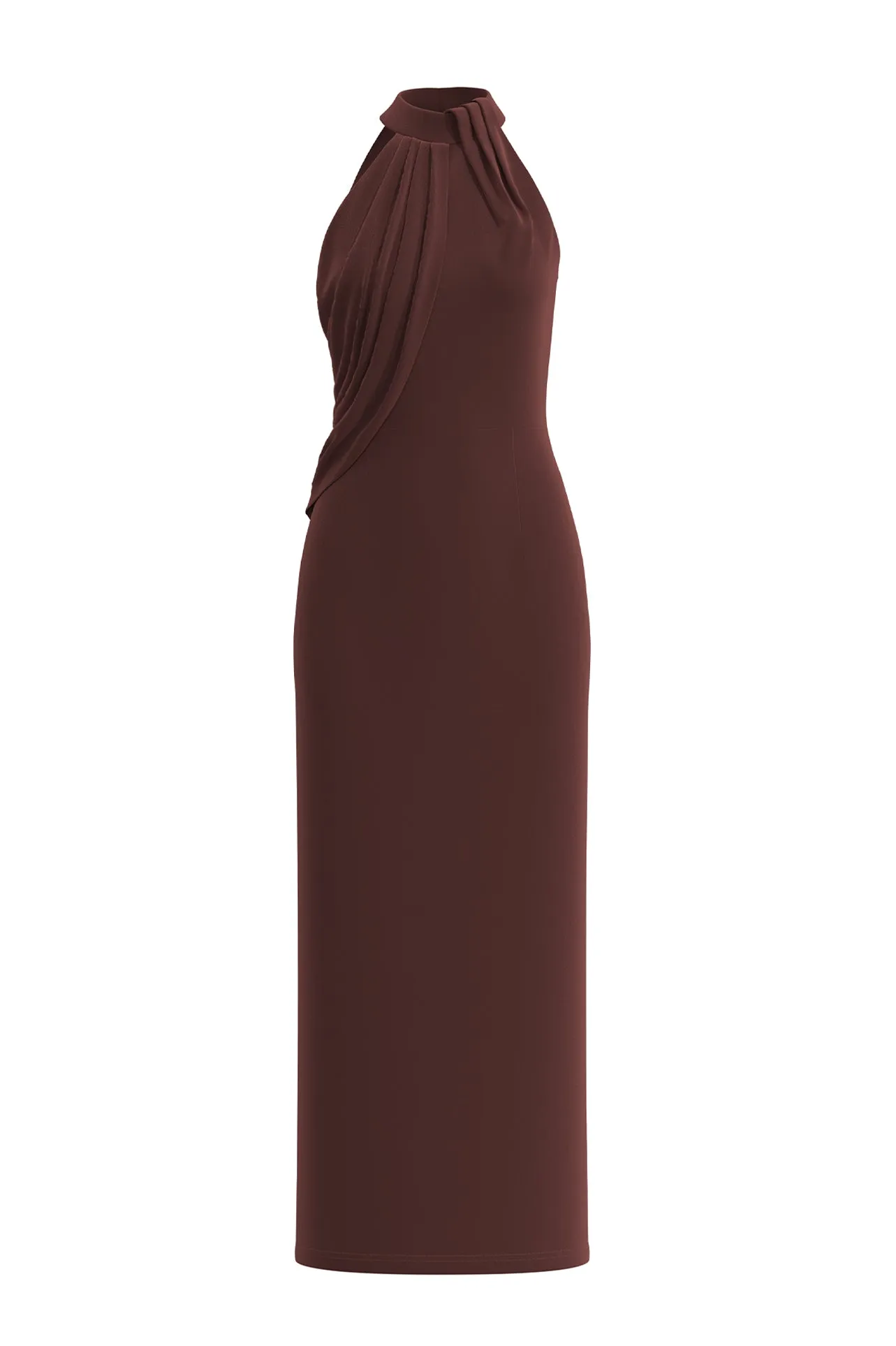 ACETATE BLEND KNITTED COCKTAIL DRESS