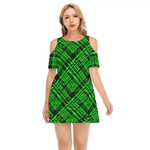 Acid Plaid Sundress