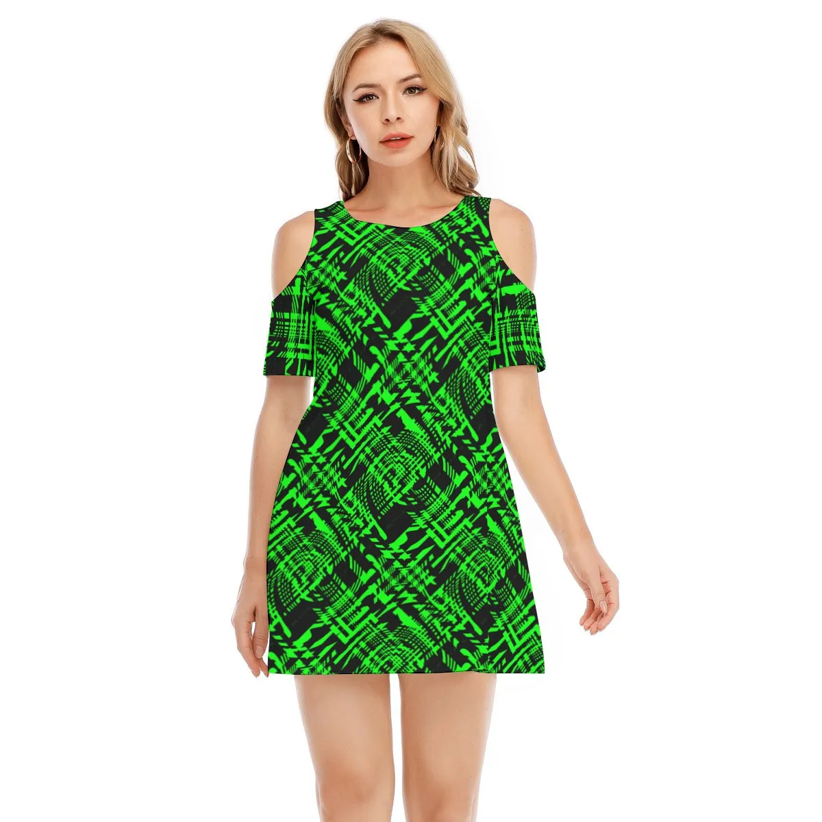 Acid Plaid Sundress