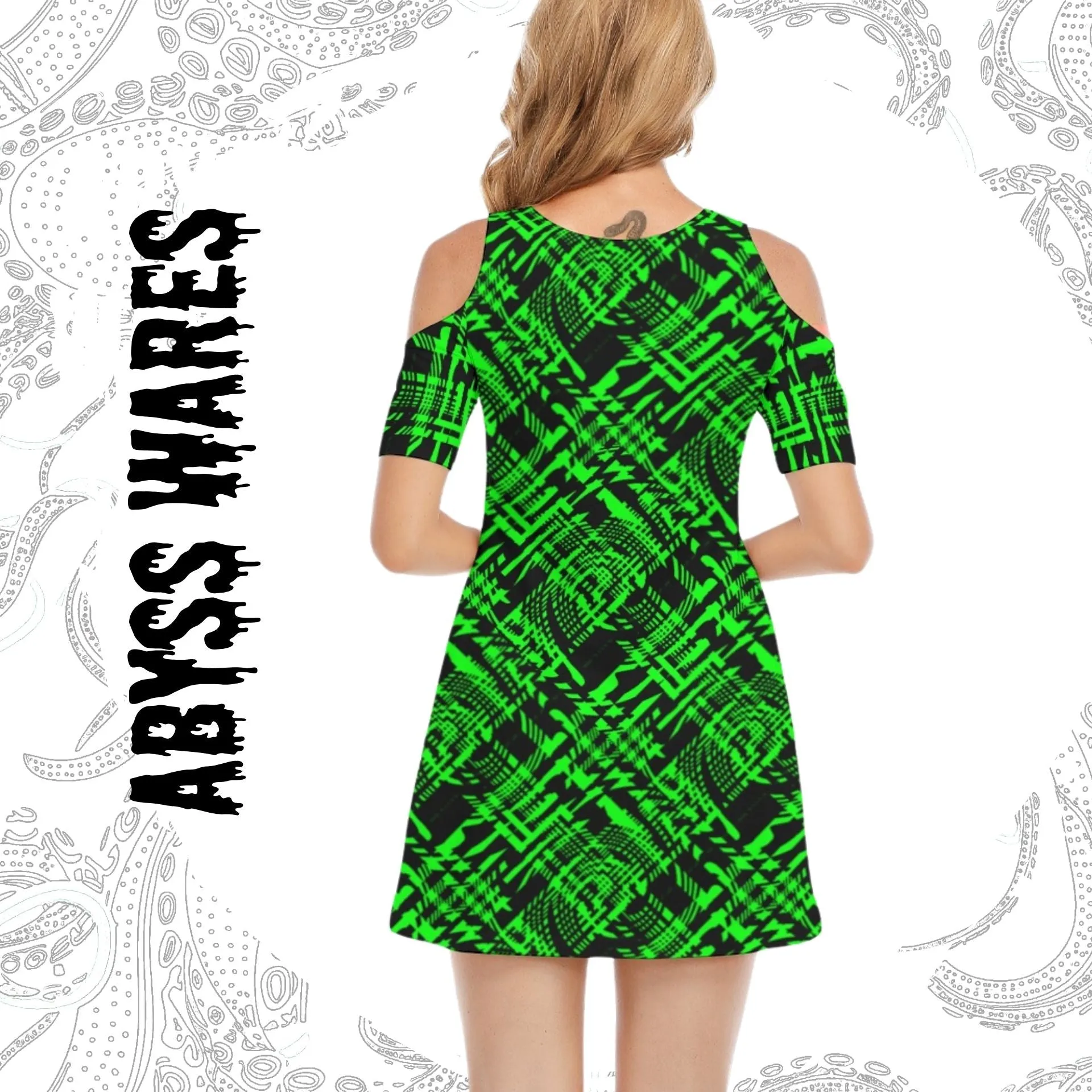 Acid Plaid Sundress