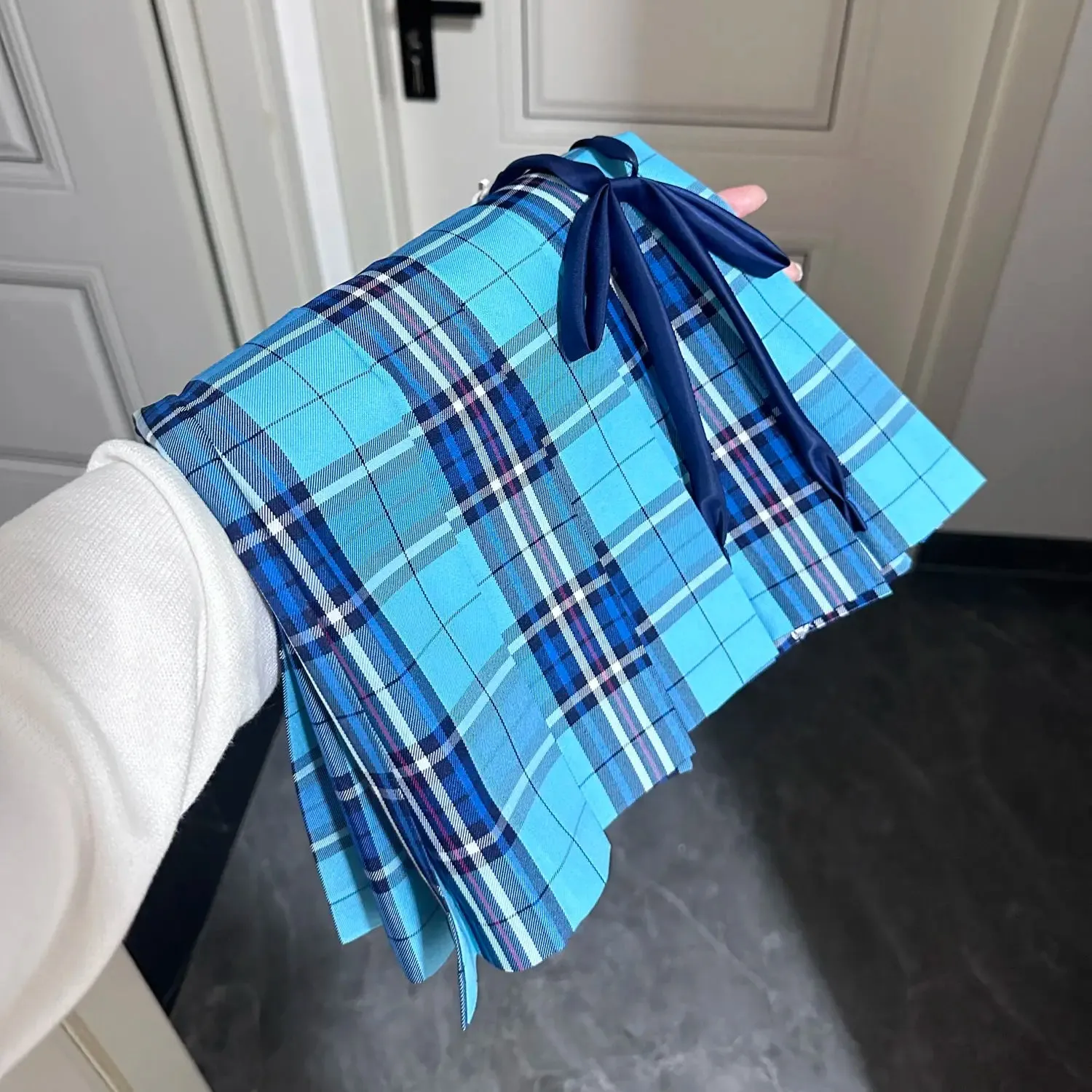 ADVBRIDGE  -  Plaid Pleated Skirts Girls All-match Korean Jk Skirt Uniform Japanese Jupe School Preppy A Line Mini Skirts