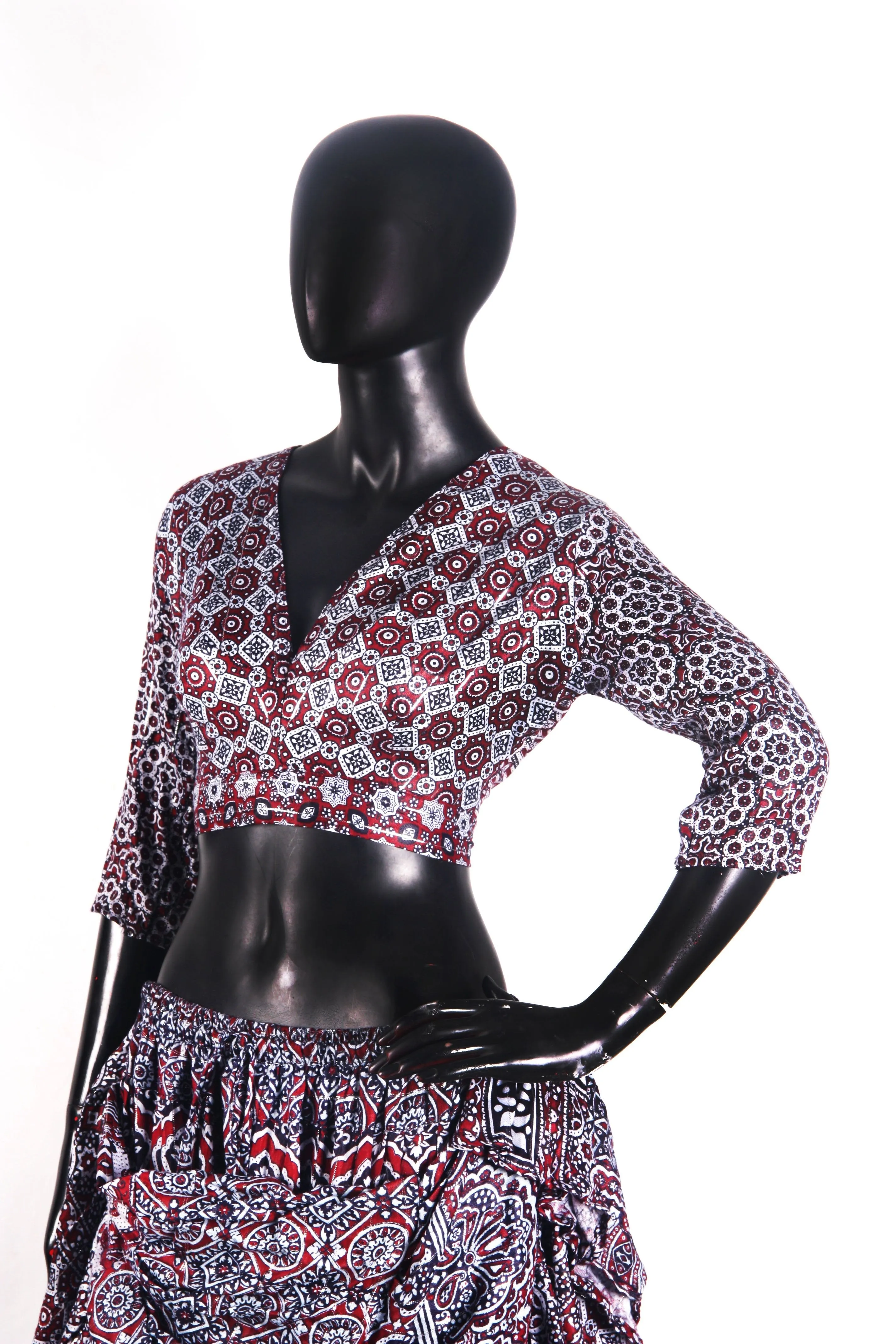 ajrak lurex blouse WS
