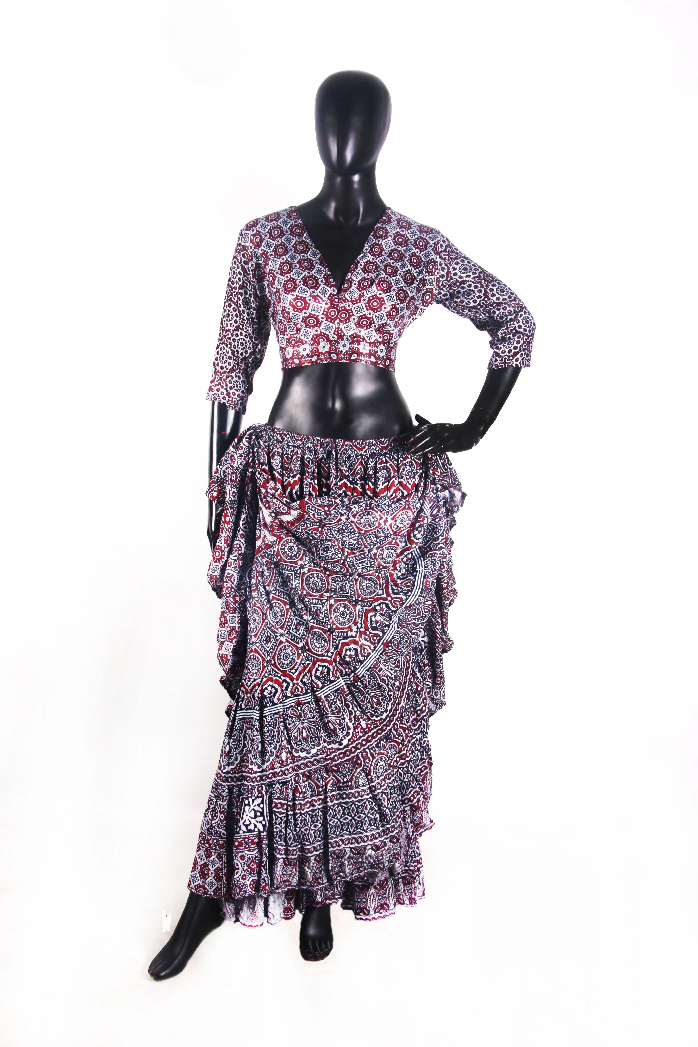 ajrak lurex blouse WS