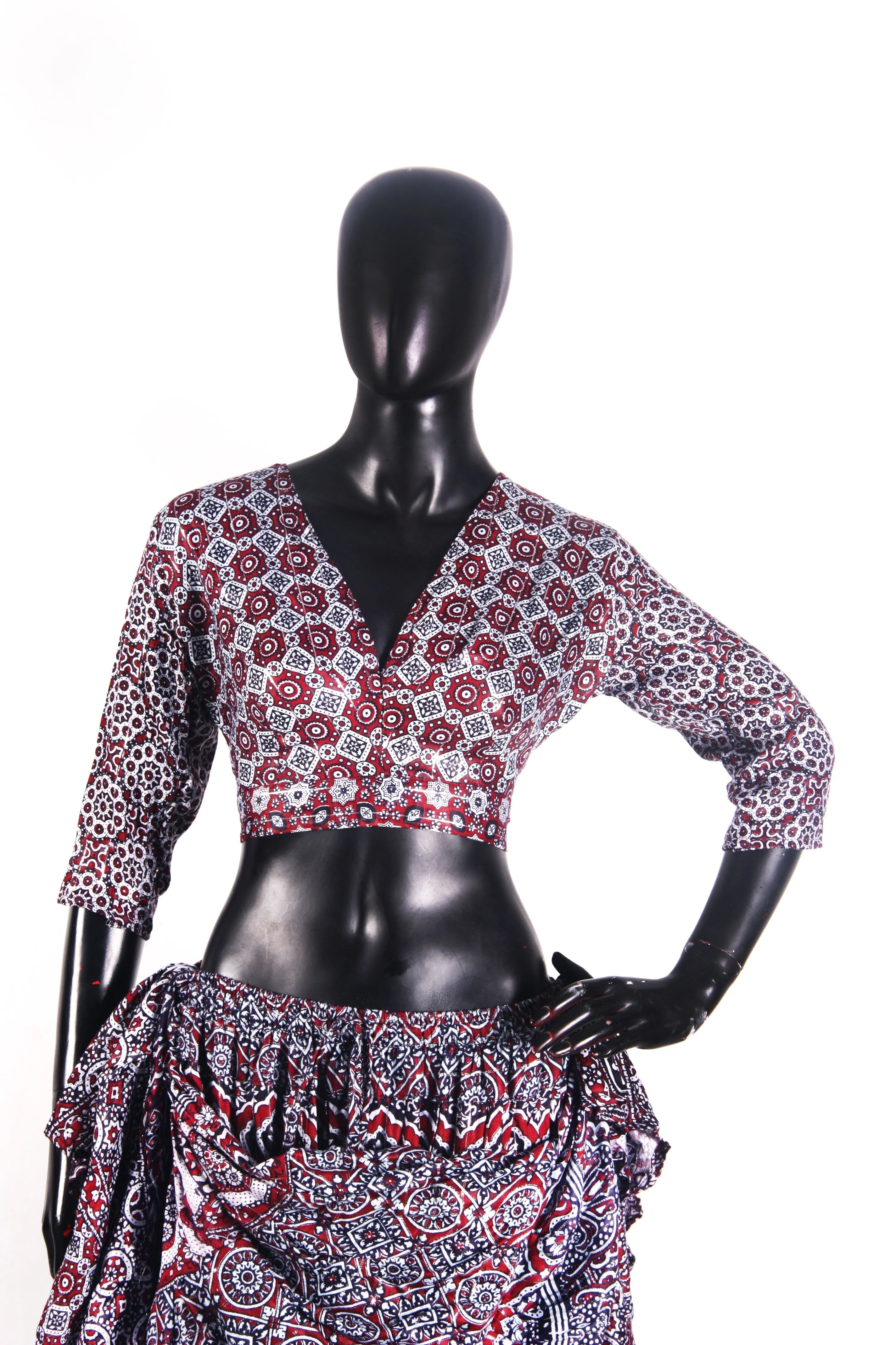 ajrak lurex blouse WS
