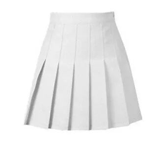 American School Style Fashion Women elegant half Pleated mini Skirts high waist casual girls skirts women leggings skirt