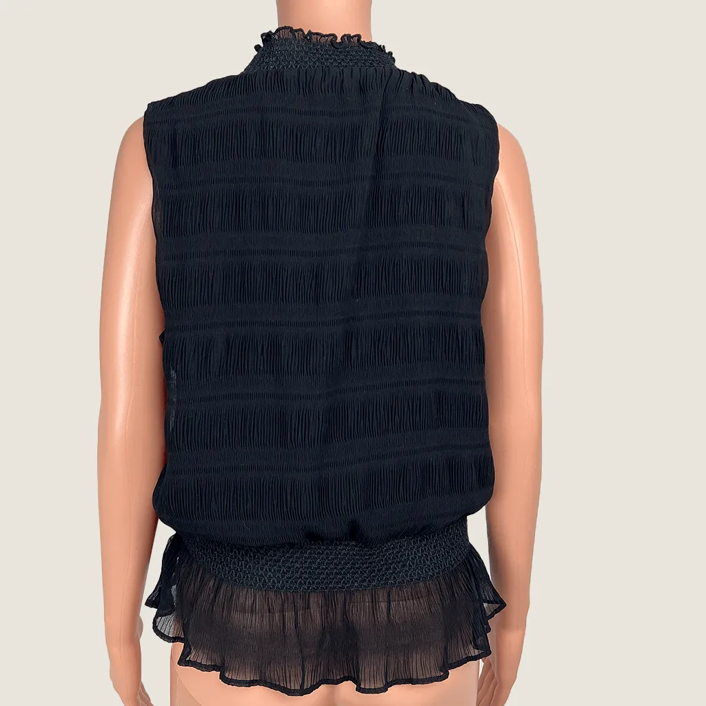 &me Sheer Black Top 12