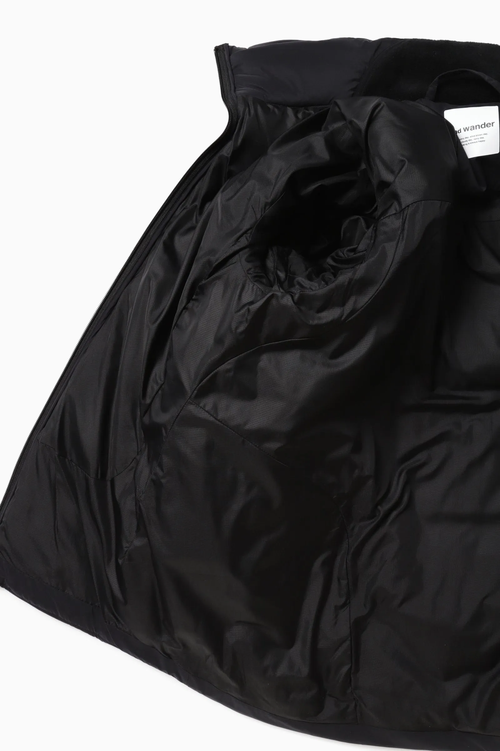 and wander - Top Fleece Coat - Black