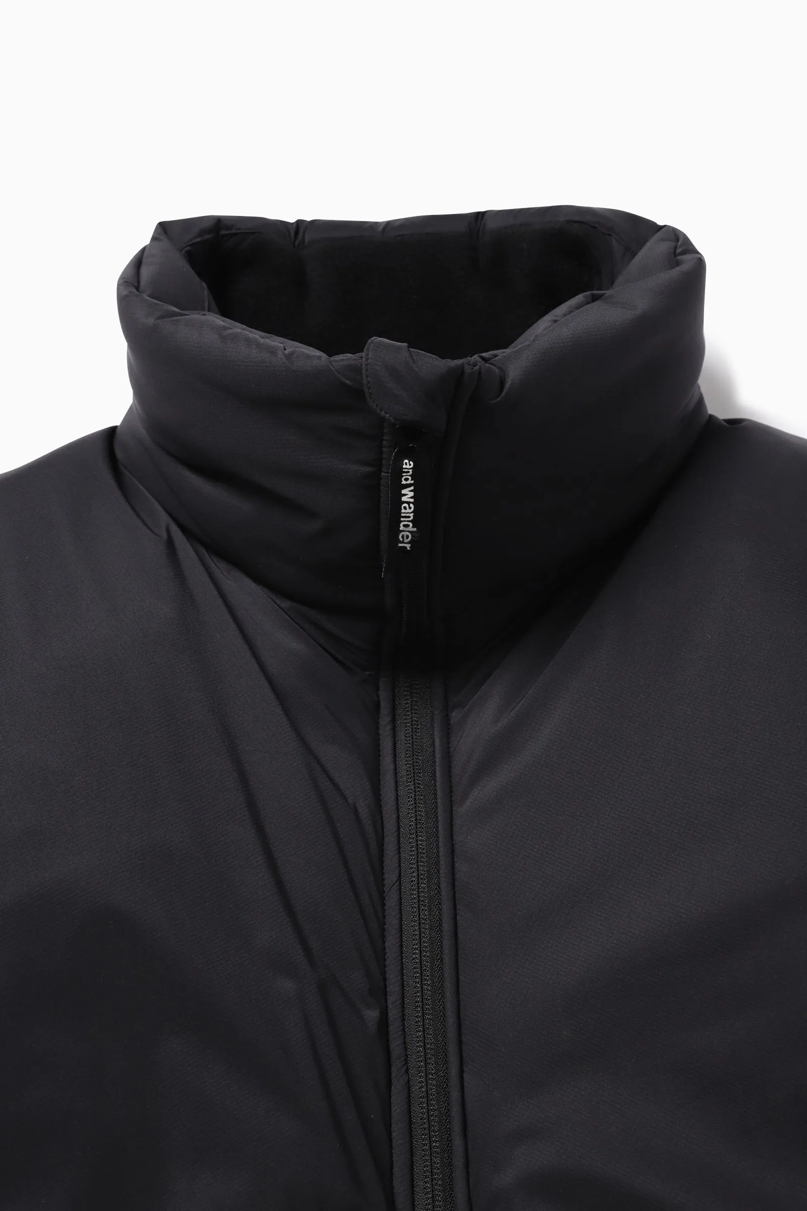 and wander - Top Fleece Coat - Black