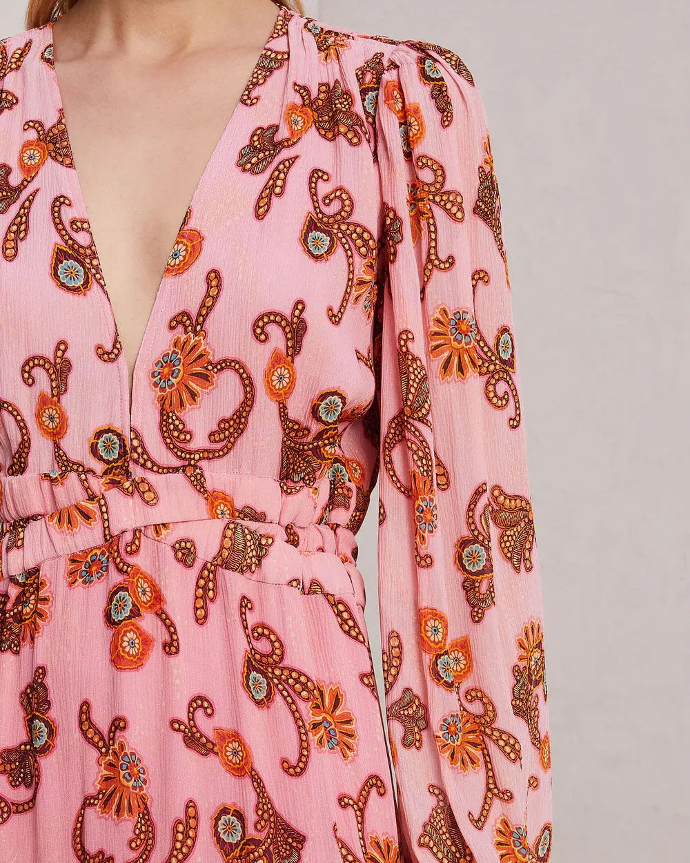 Annie Silk Maxi Dress