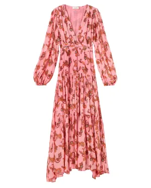 Annie Silk Maxi Dress