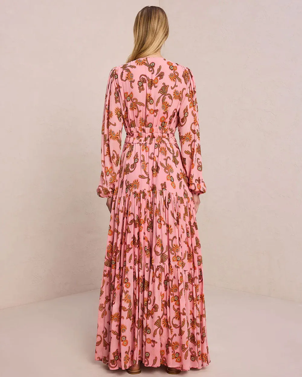 Annie Silk Maxi Dress