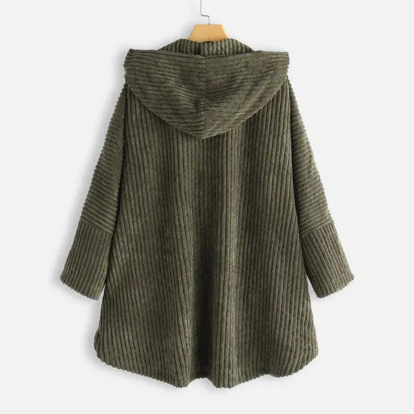 Avi – Corduroy Hooded Coat