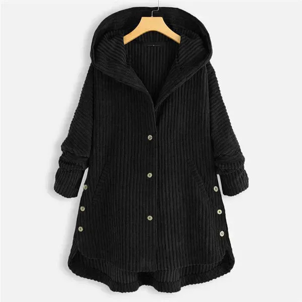 Avi – Corduroy Hooded Coat