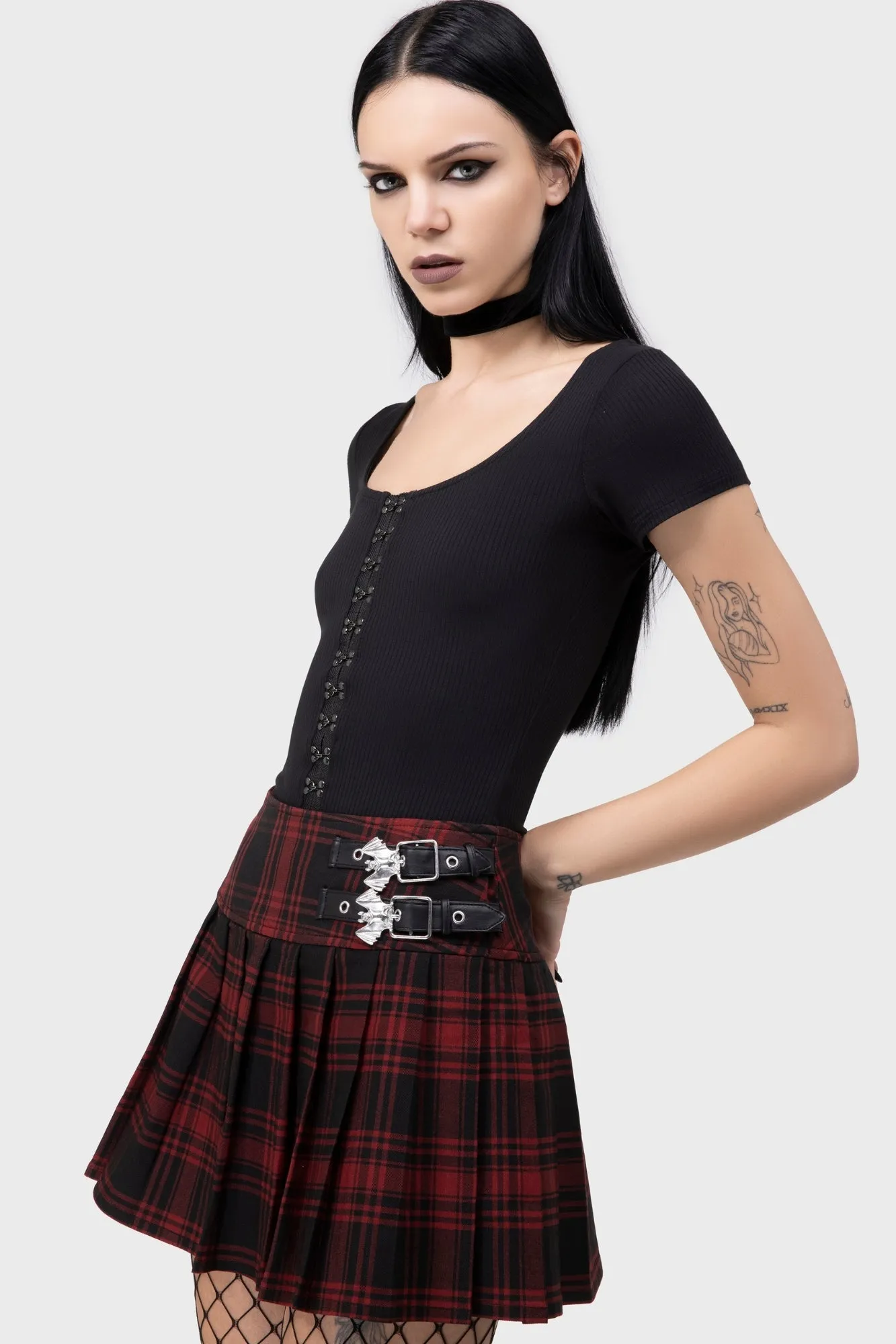 Bat Girl Skirt [TARTAN] - Resurrect