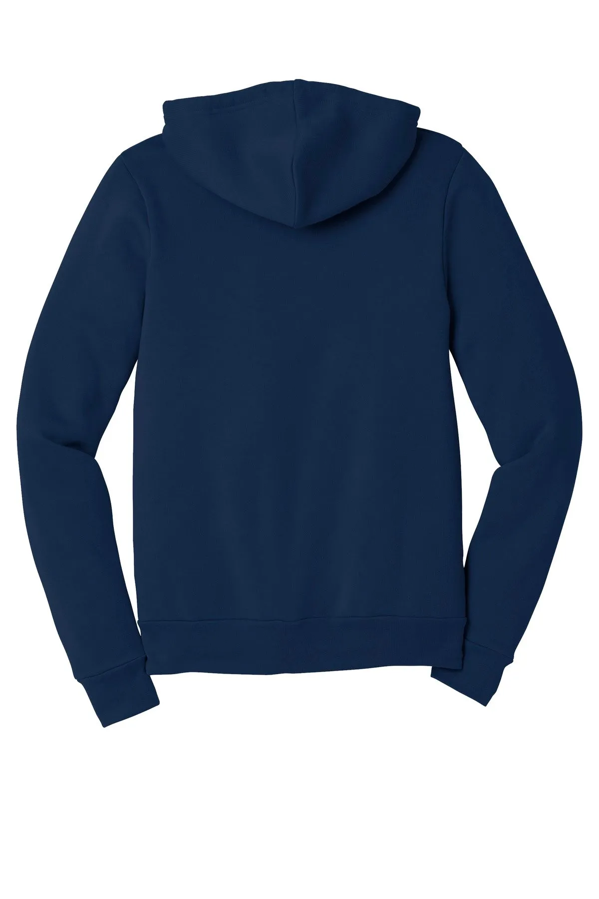 BELLA CANVAS  Unisex Sponge Fleece Full-Zip Hoodie. BC3739 Navy