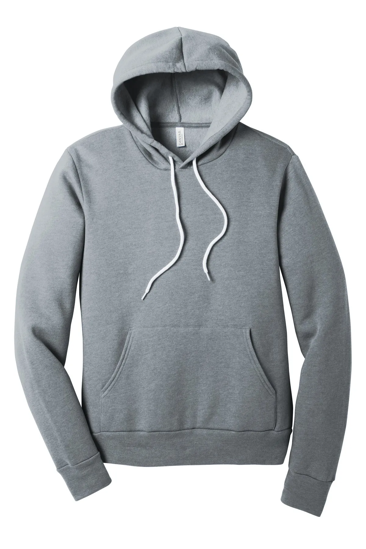 BELLA CANVAS  Unisex Sponge Fleece Pullover Hoodie. BC3719 Athletic Heather