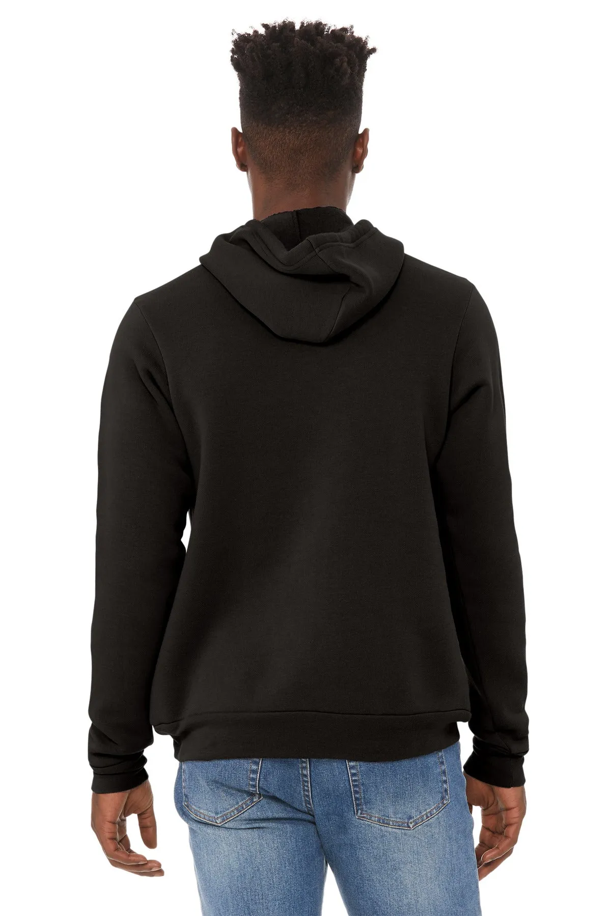 BELLA CANVAS  Unisex Sponge Fleece Pullover Hoodie. BC3719 Black