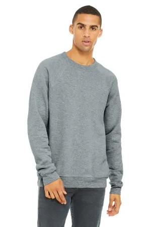 BELLA CANVAS  Unisex Sponge Fleece Raglan Sweatshirt. BC3901 Athletic Heather