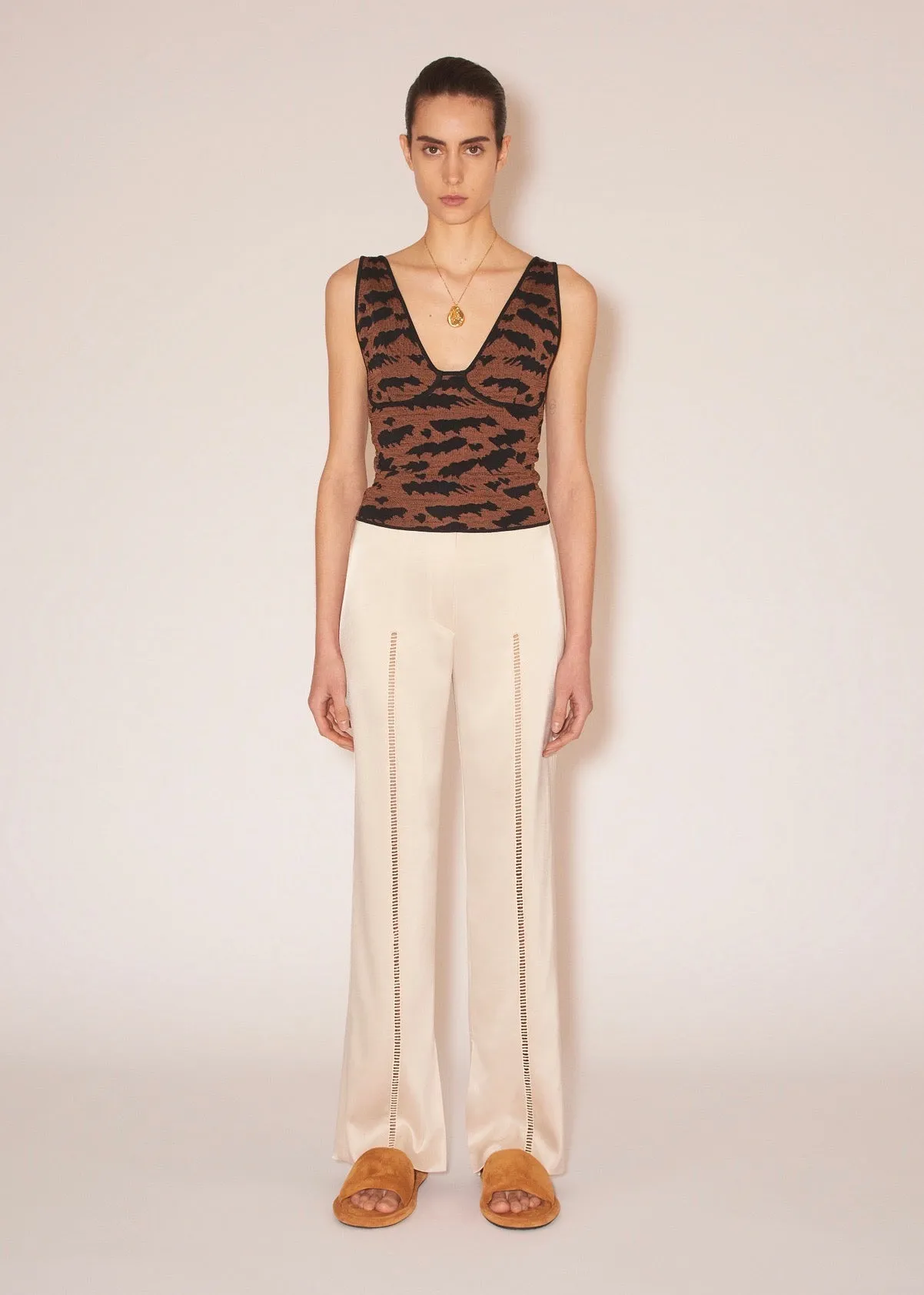 Belle Shirt (Black/Brown)