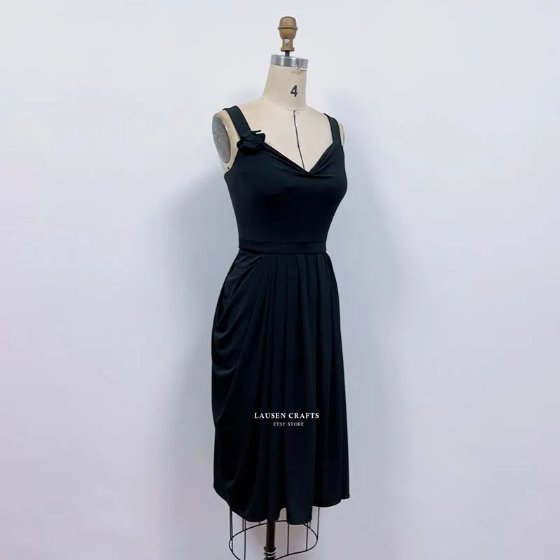 Black Bond Girl Dress Inspired by Olga Kurleynko as Camille Quantum Of Solace