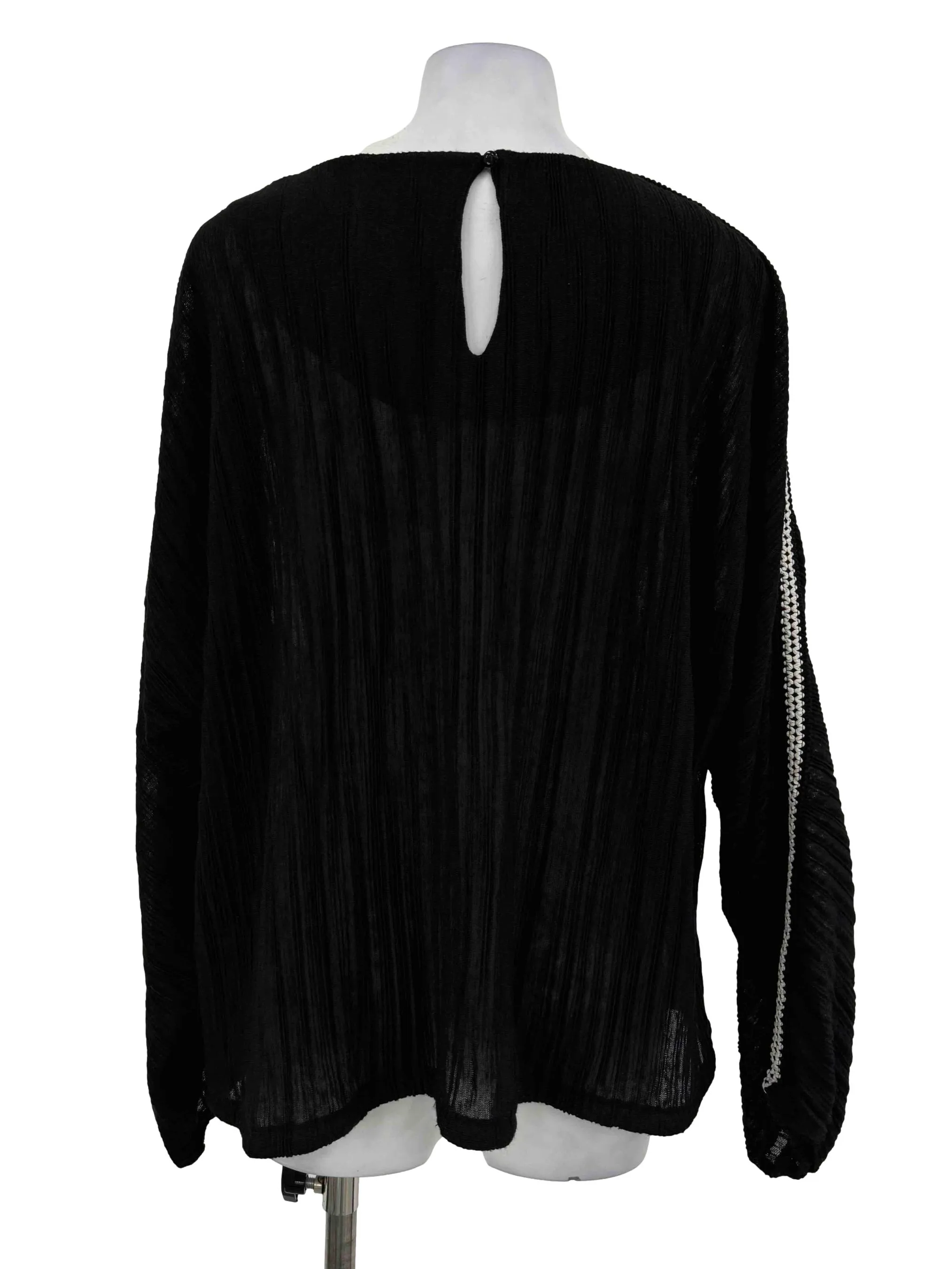 Black Tie Blouse