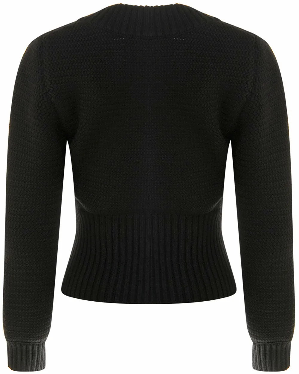 Black Wool Sweater