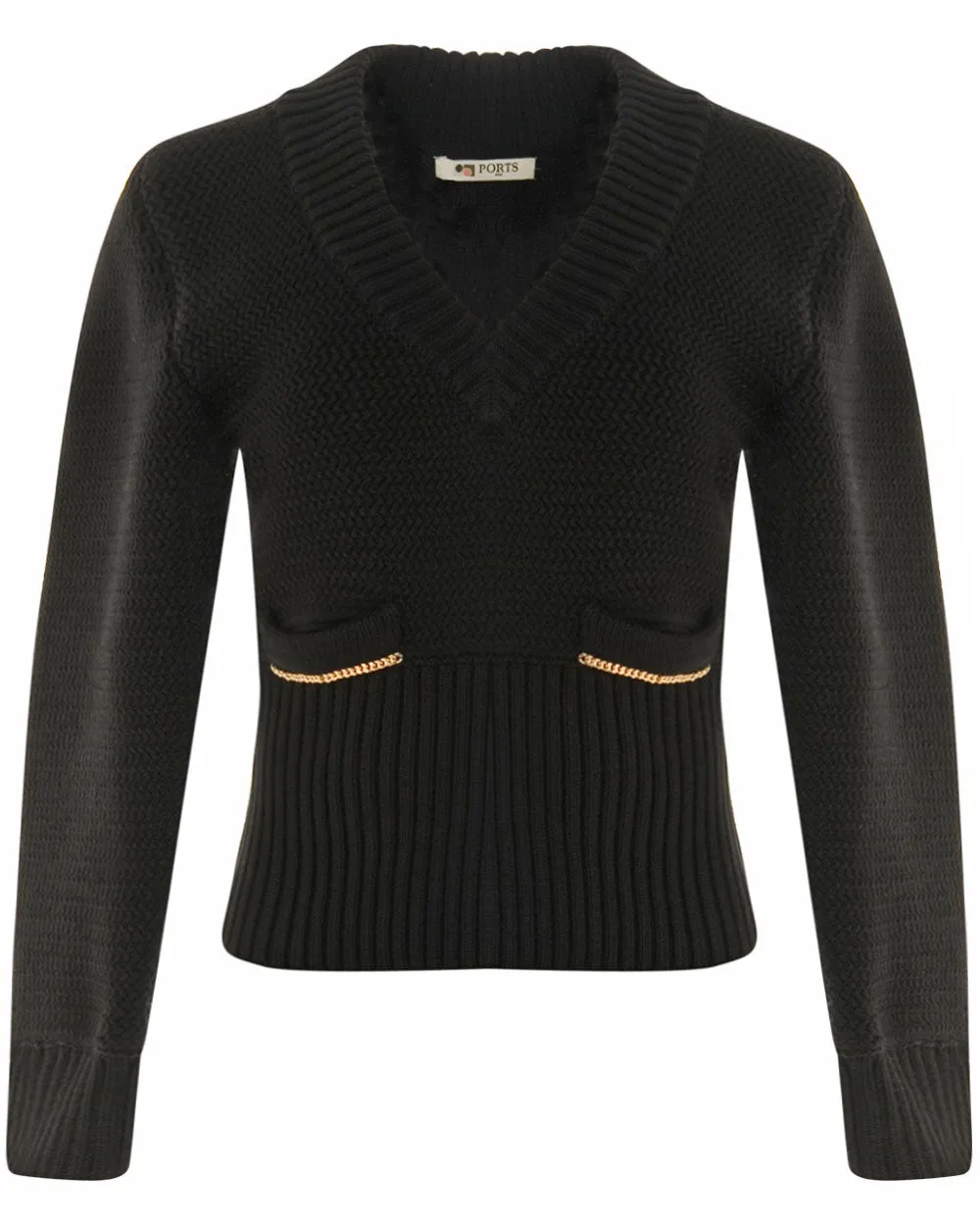 Black Wool Sweater