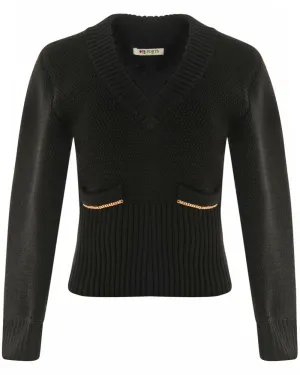 Black Wool Sweater