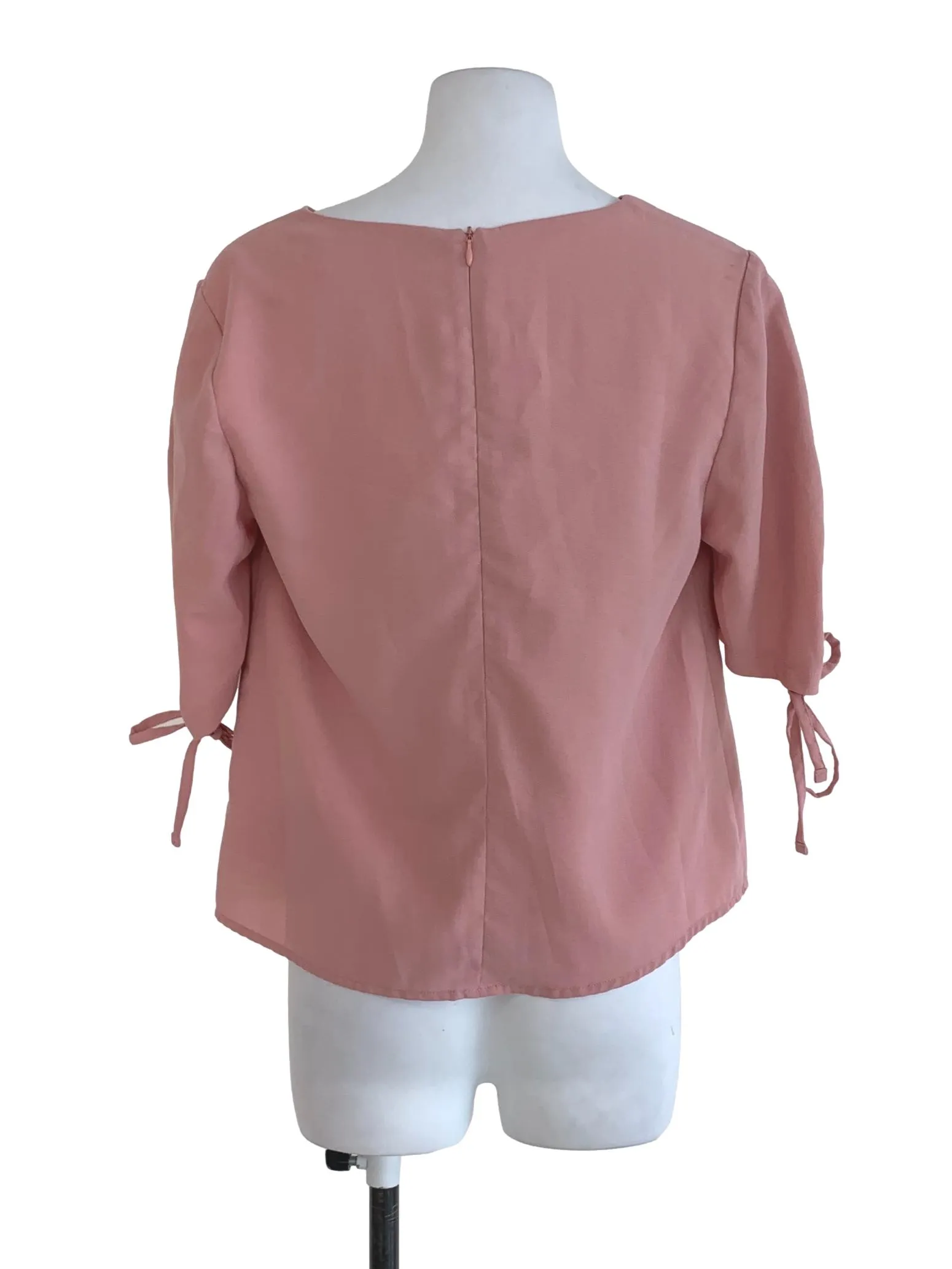 Blush Pink Plain Blouse