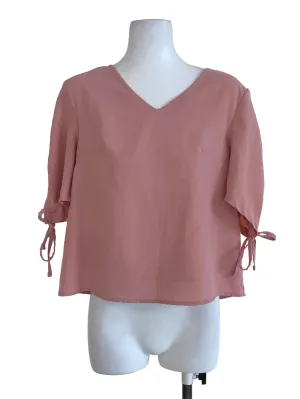 Blush Pink Plain Blouse