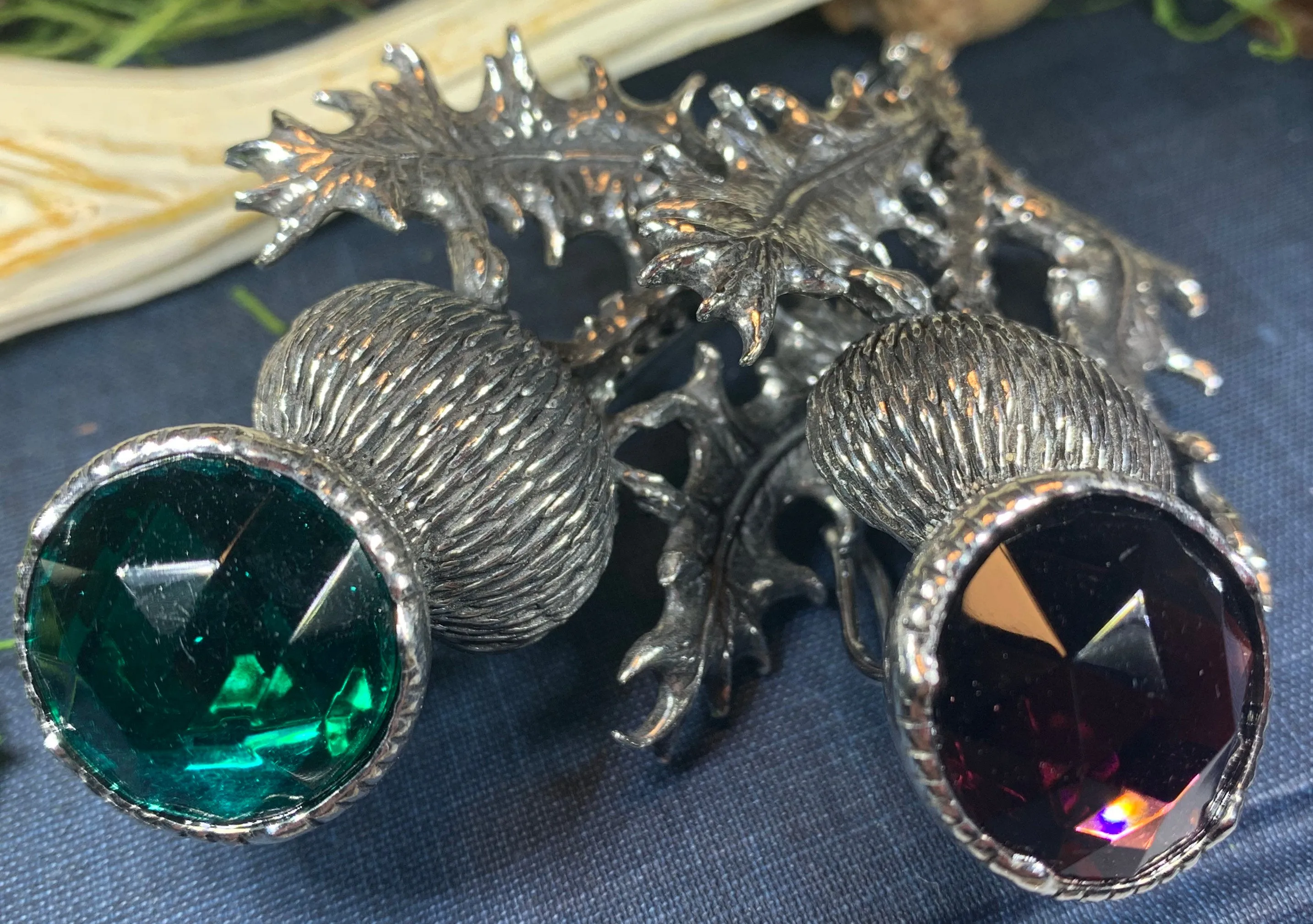 Bold Thistle Brooch