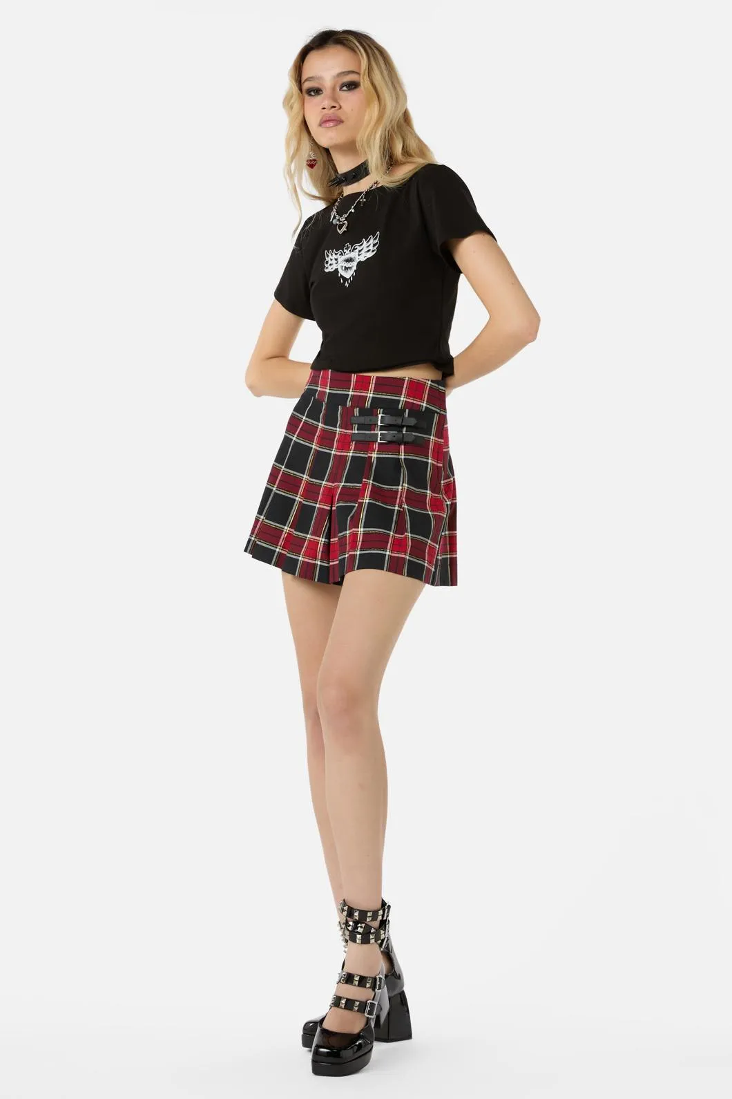 Boundless Tartan Skort