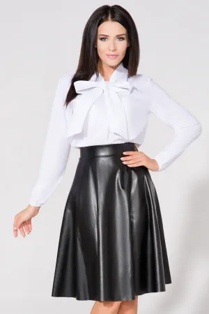 Bow Tie Neck Elegant Blouse
