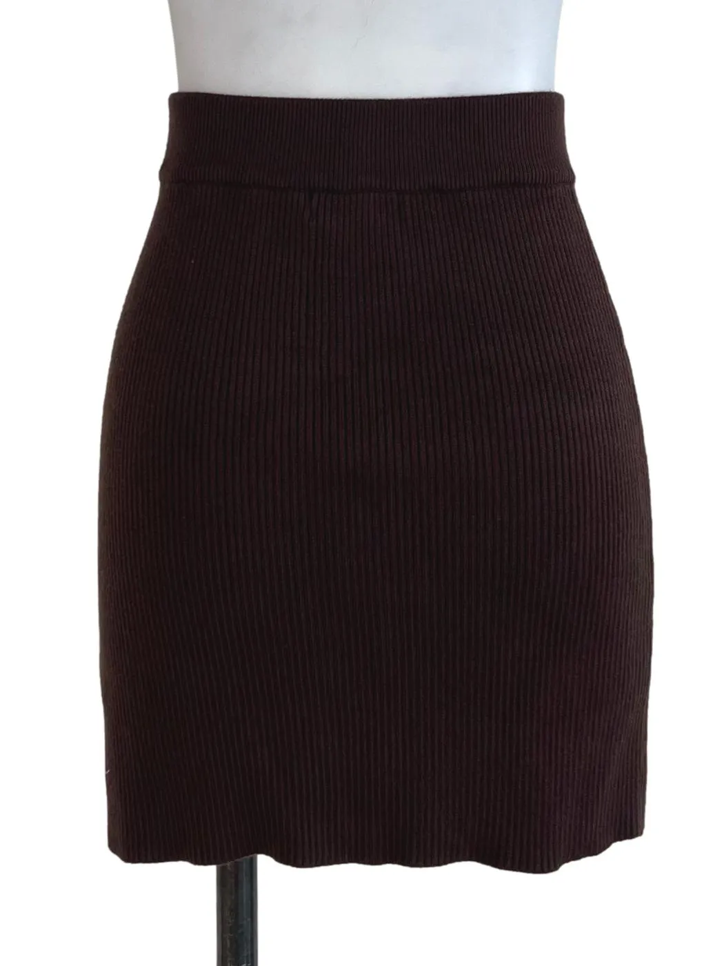Brown Knitted Skirt