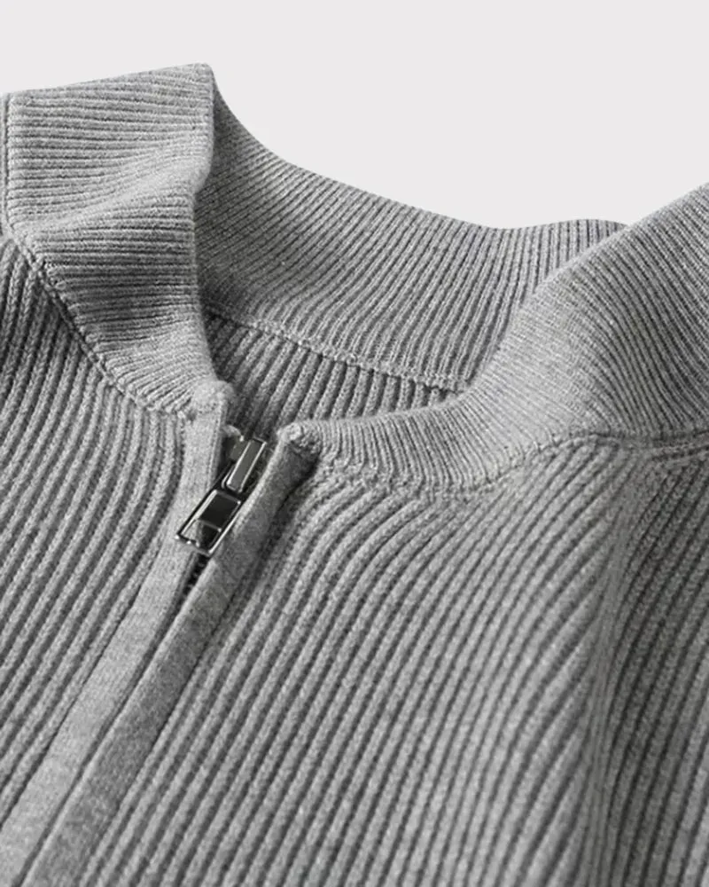 BRUSSELS ZIP-UP CARDIGAN