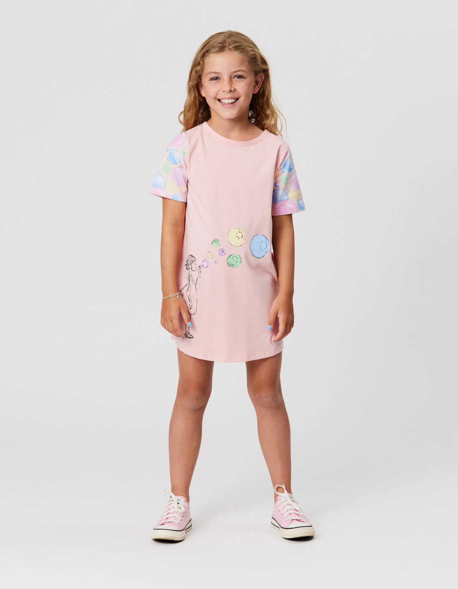 Bubbly Skater Tee Dress