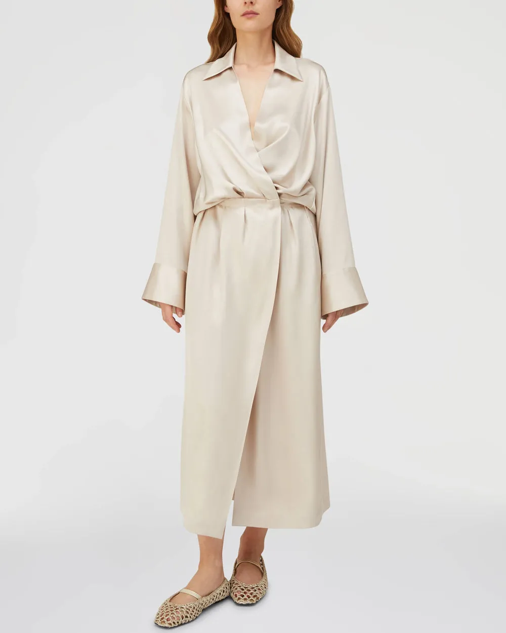 Butter Trench Dress