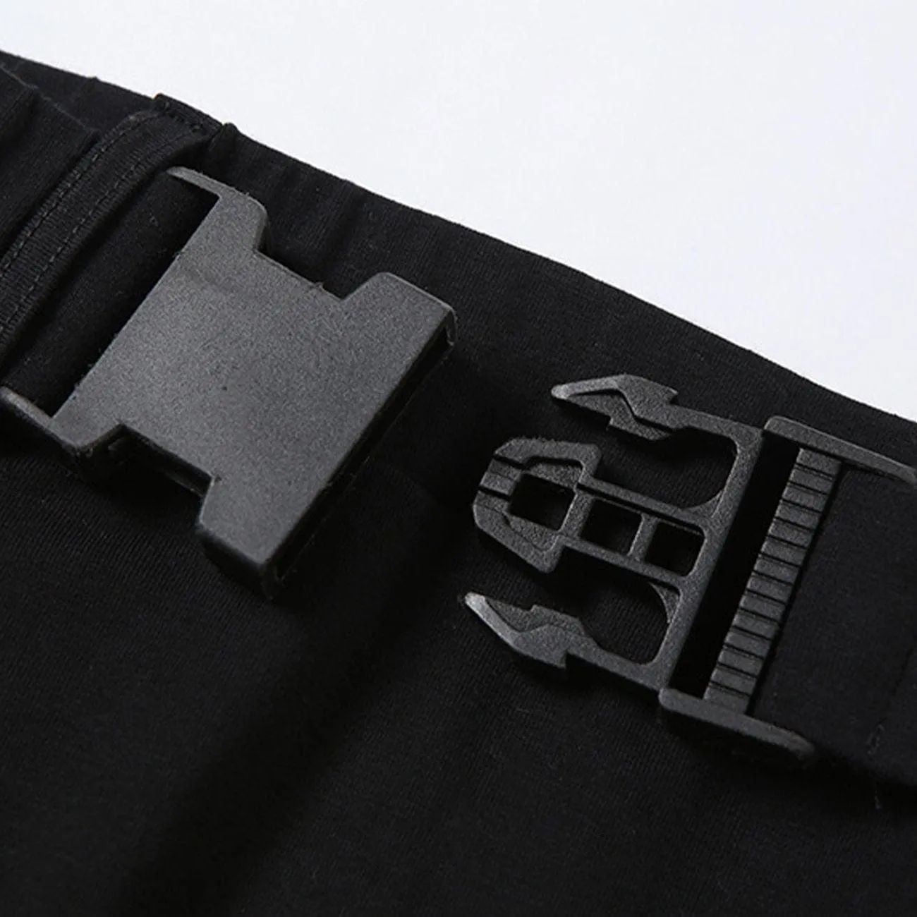 Buttons Buckle Belt Skirt