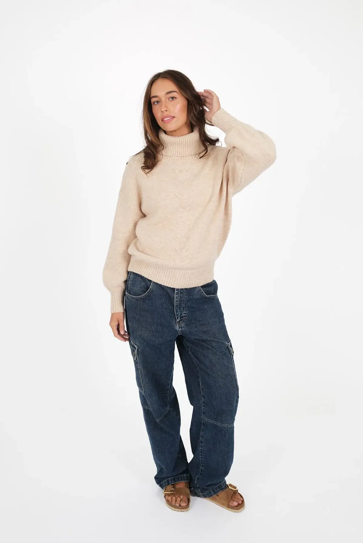CABLE KNIT JUMPER