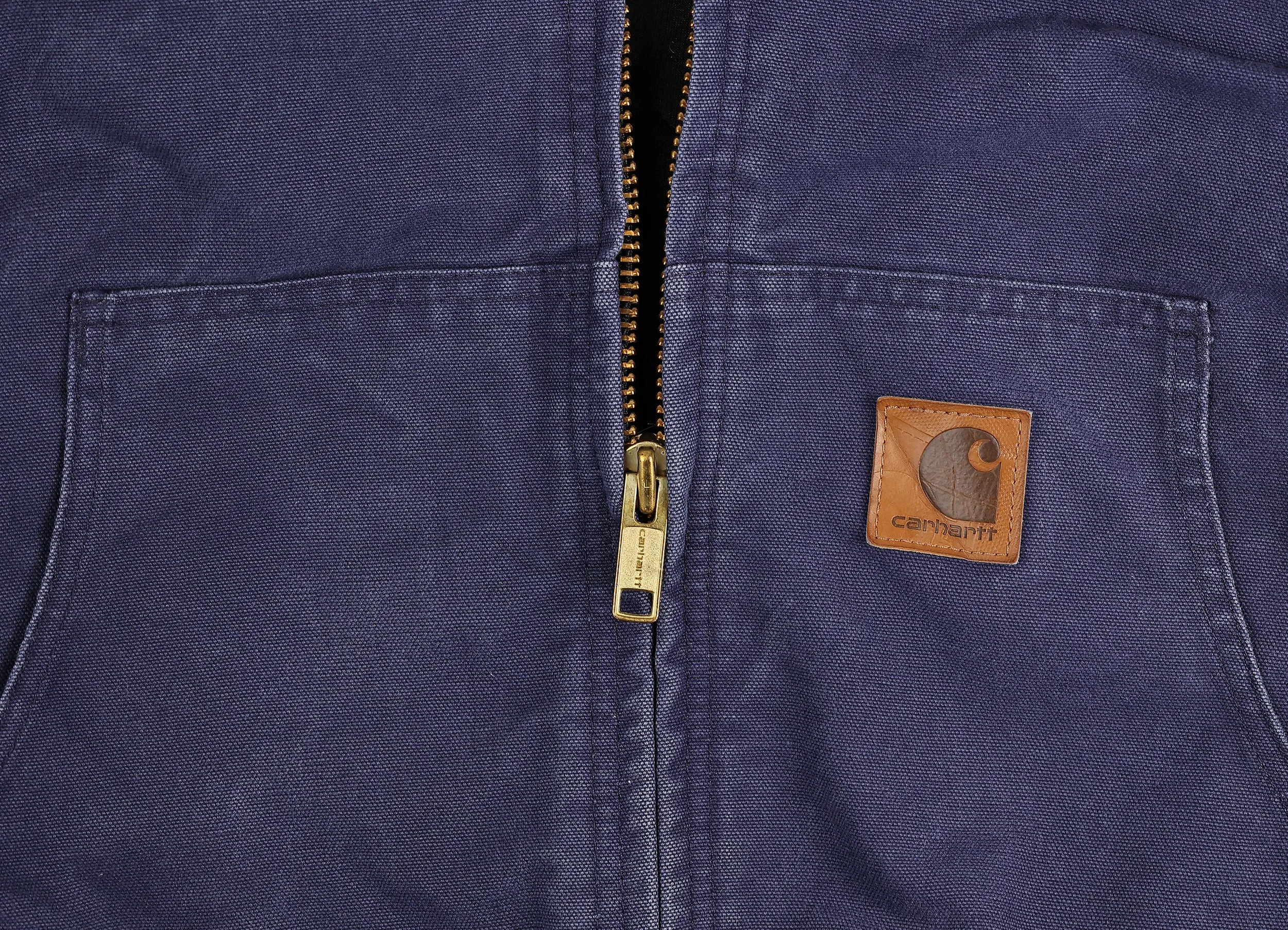 Carhartt Hooded Work Jacket - Blue - L