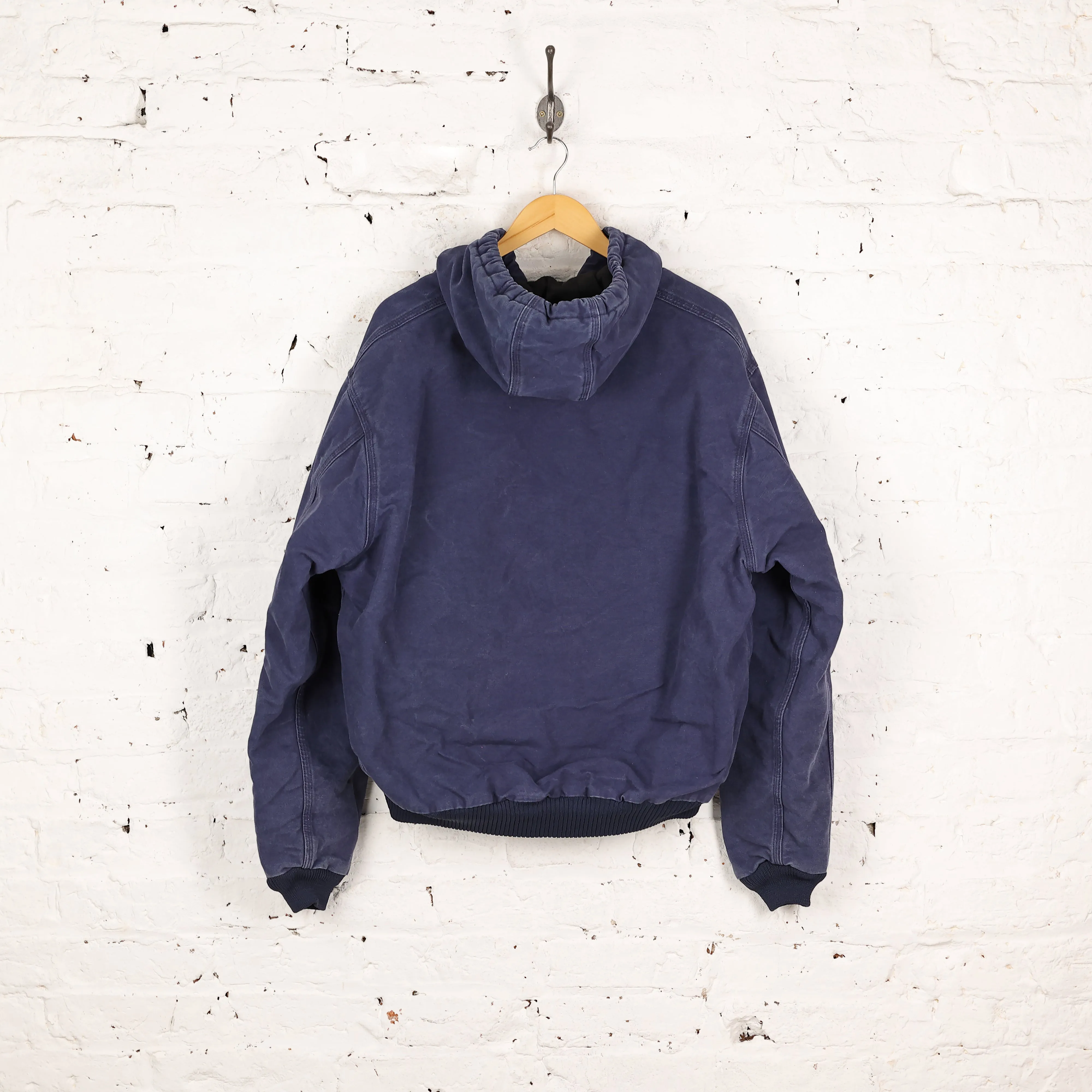 Carhartt Hooded Work Jacket - Blue - L