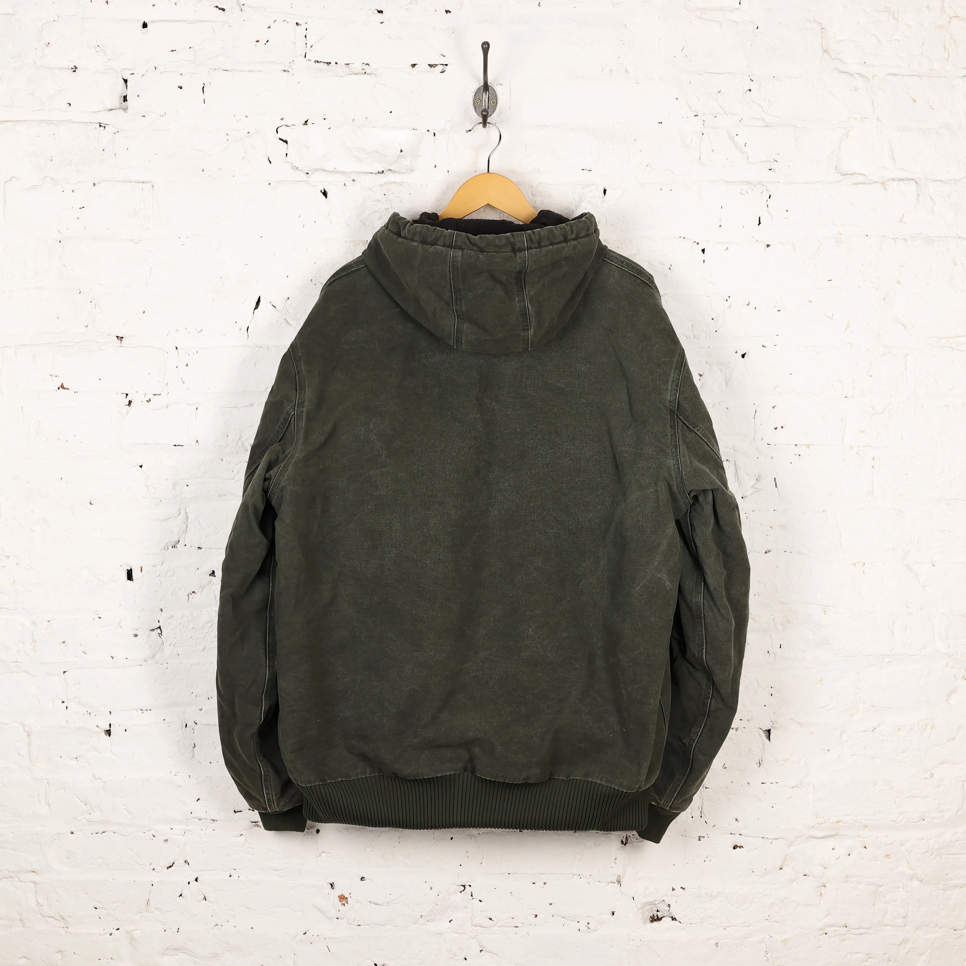 Carhartt Hooded Work Jacket - Green - XL
