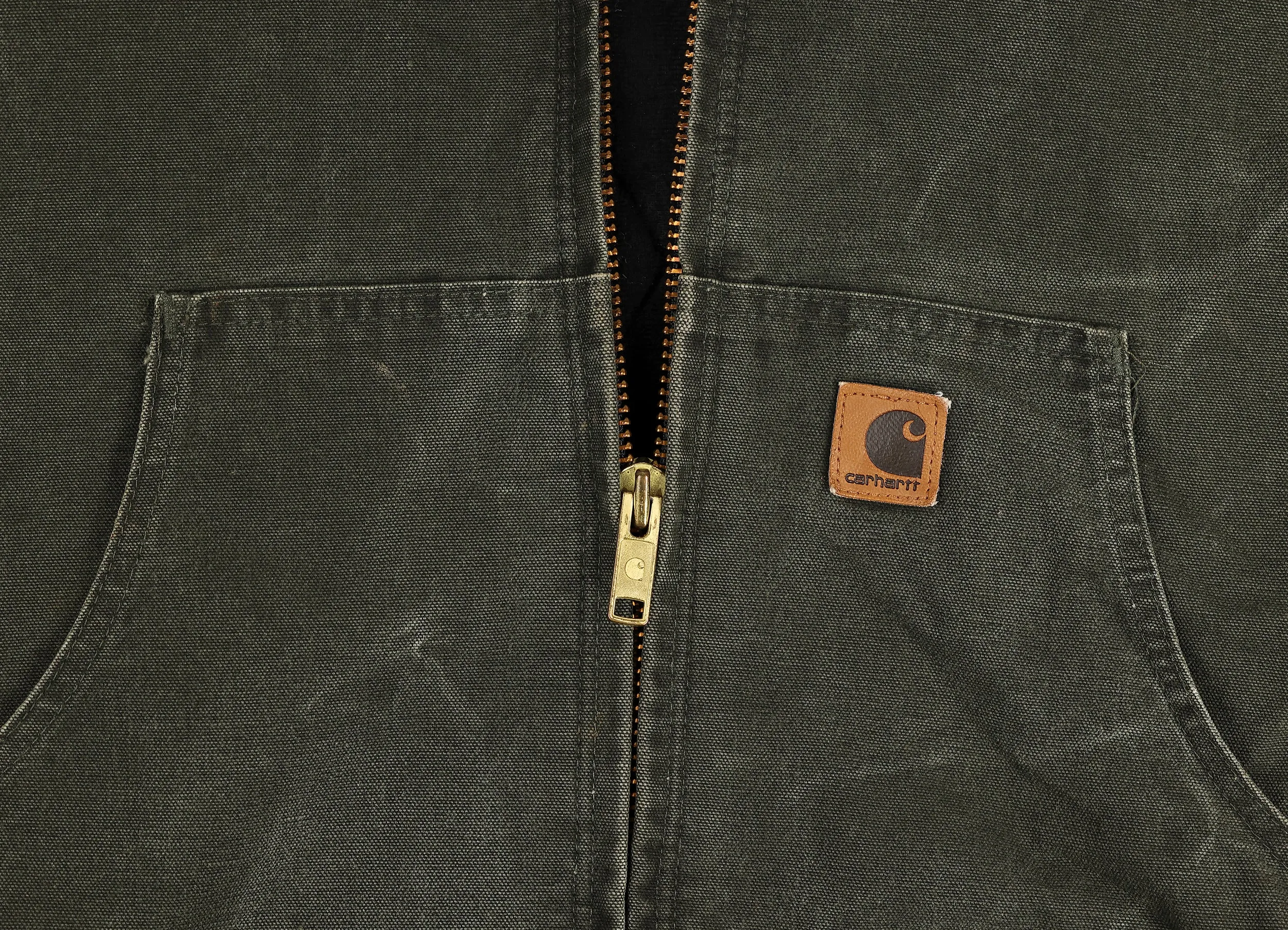 Carhartt Hooded Work Jacket - Green - XL